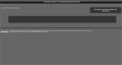 Desktop Screenshot of germanslate.info